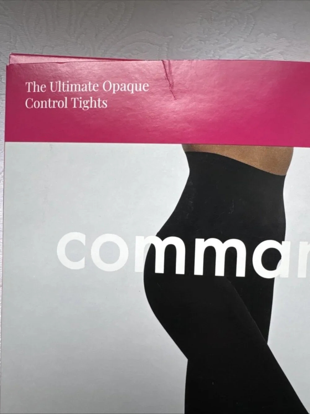 Commando HC70T1 The Ultimate Opaque Control Tights Black Size L Large NEW $48